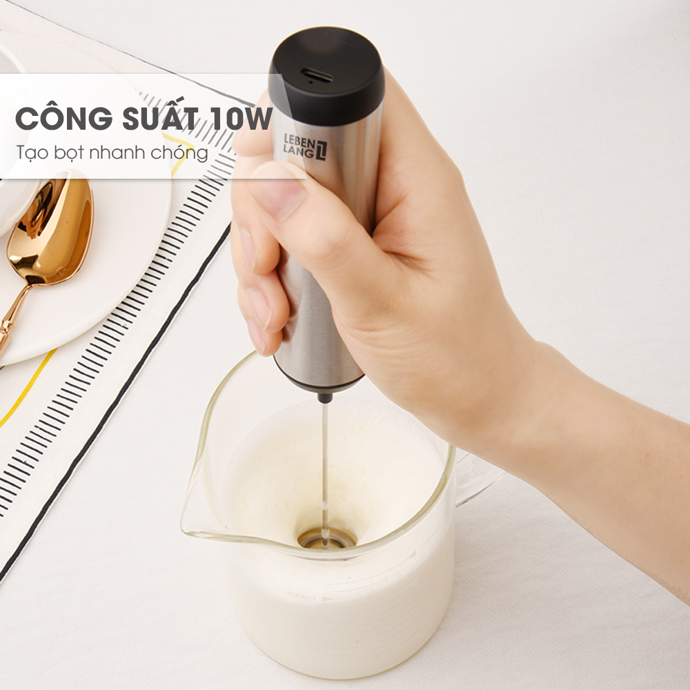 Lưu ý khi dùng máy đánh bọt Lebenlang