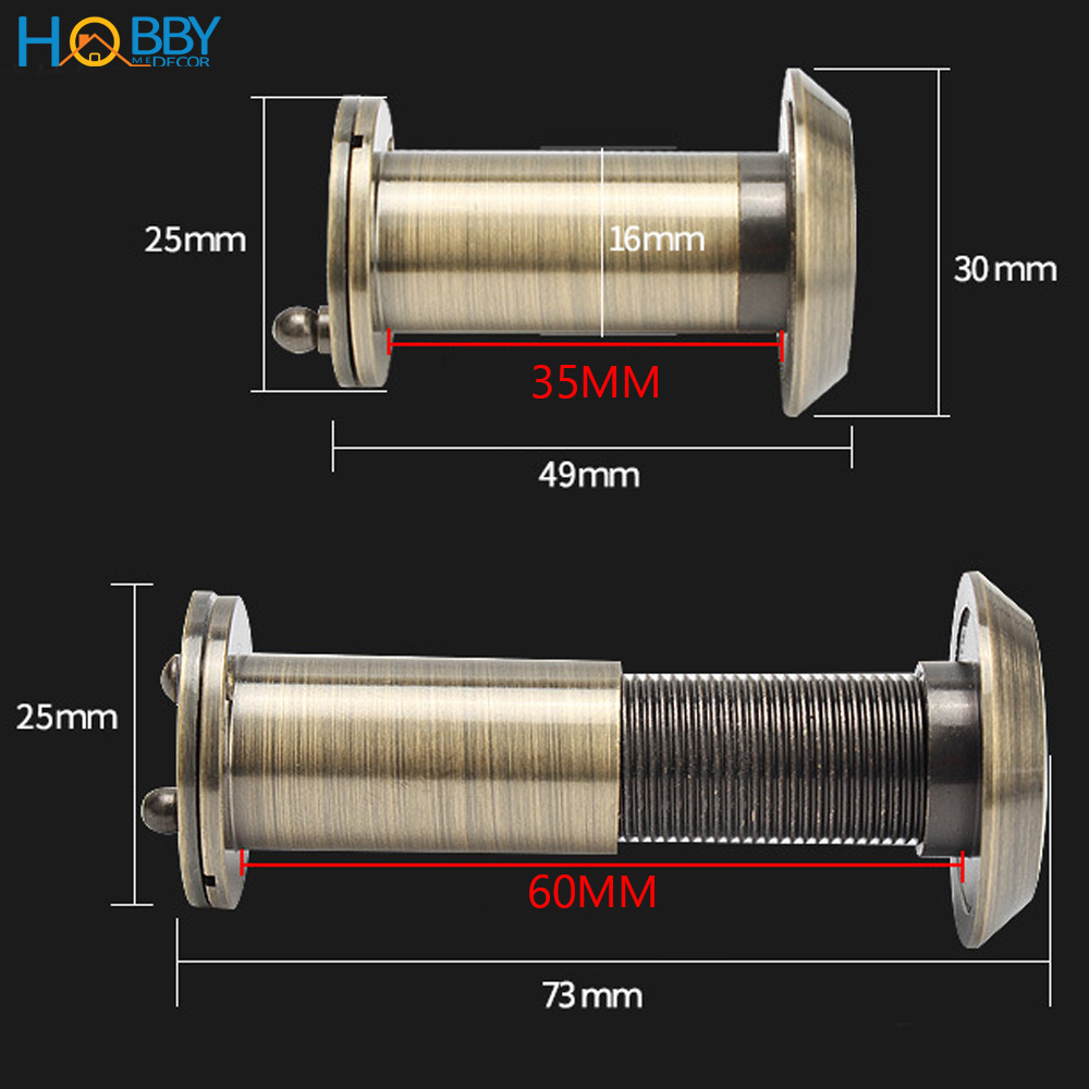 Mô tả Mắt thần gắn cửa phòng chống trộm đường kính 16mm HOBBY Home Decor MT1 - 2