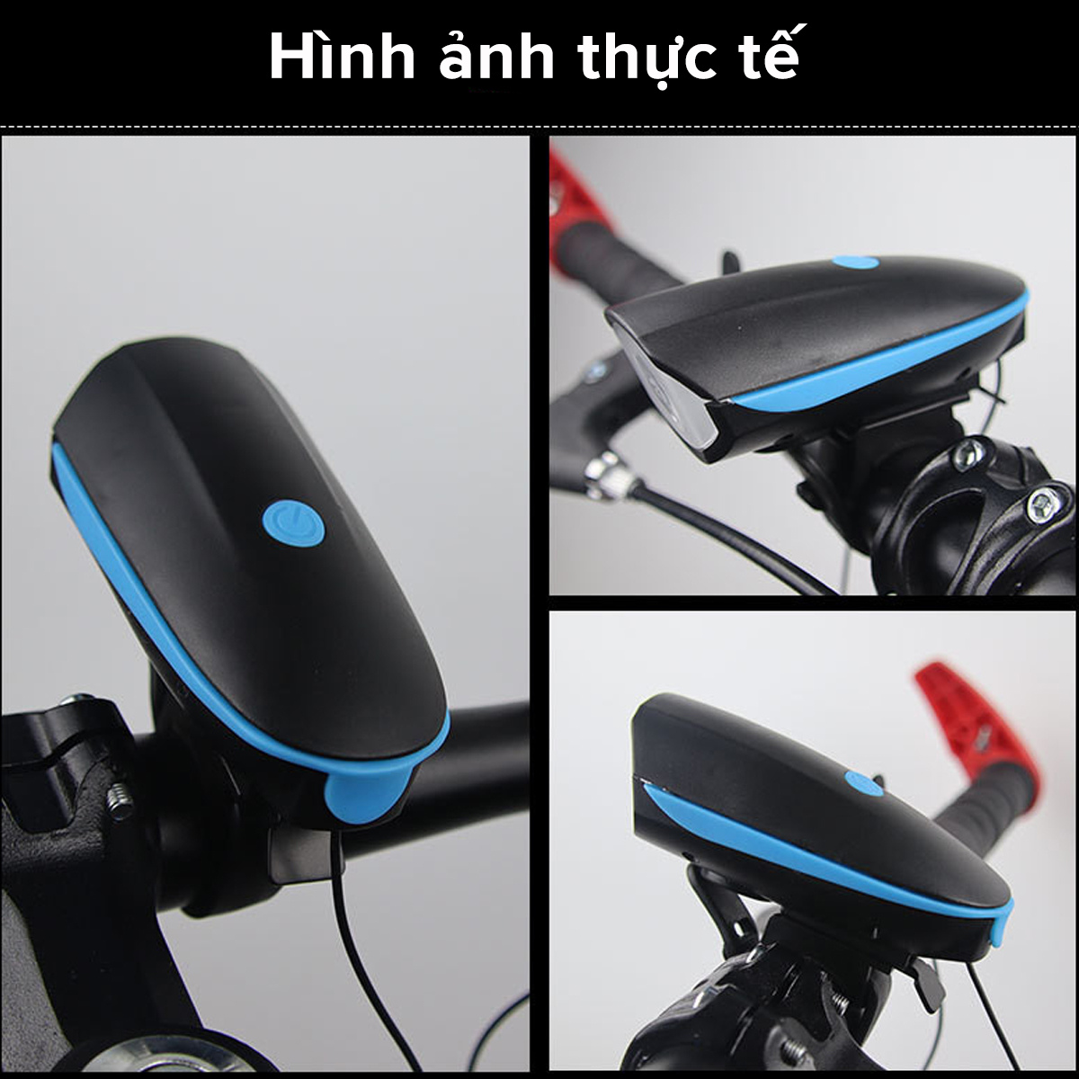 Mô tả Đèn Còi Xe Đạp Thể Thao Siêu Sáng Kèm Pin Sạc USB LED T6 Chống Nước – Đèn Còi 140db 3 Chế Độ Sáng Chính hãng Amalife - 6
