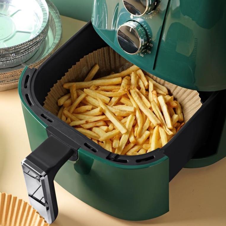 Mô tả Set 50 giấy lót nồi chiên không dầu ZOLELE hình khuôn bánh giảm bám dầu mỡ tiện dụng - 5