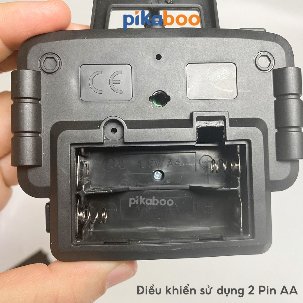 Mô tả Ô tô điều khiển từ xa cao cấp Pikaboo xe ô tô siêu anh hùng có đèn bắt mắt di chuyển linh hoạt - 5