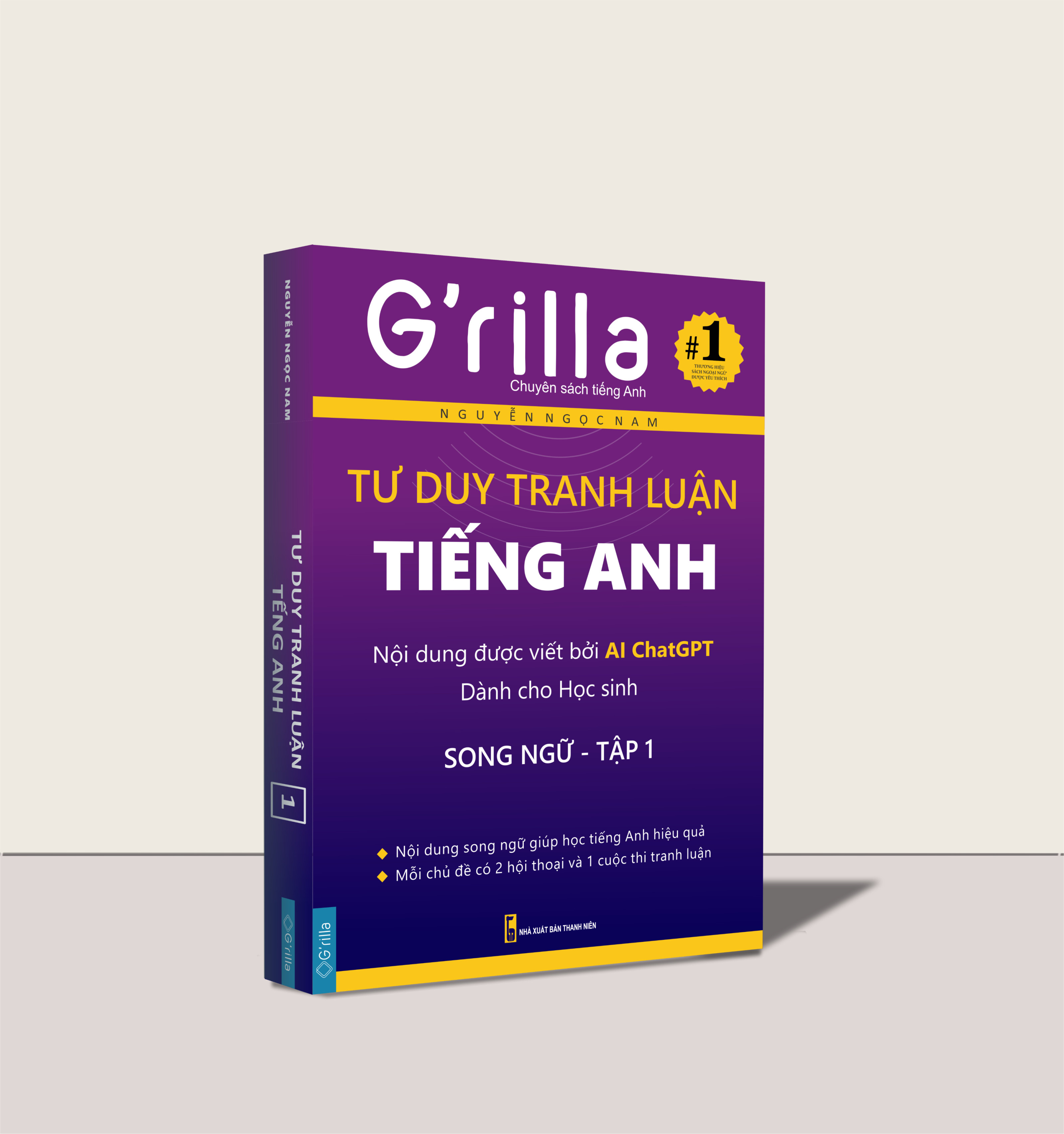 Mô tả Sách Tư duy tranh luận tiếng Anh tập 1 GRILLA, kèm App miễn phí - 2