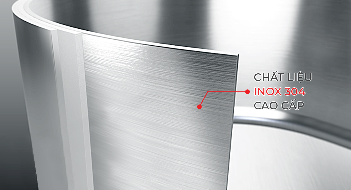 Mô tả Bộ nồi inox cao cấp 3 lớp đáy liền Trimax 3 chiếc EL-2103 size 18,20,26cm - 2