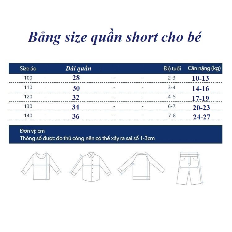 Mô tả Quần bé trai hàn quốc mùa hè dáng short chất kaki dày dặn mền mịn cho trẻ em SKIDS - 5
