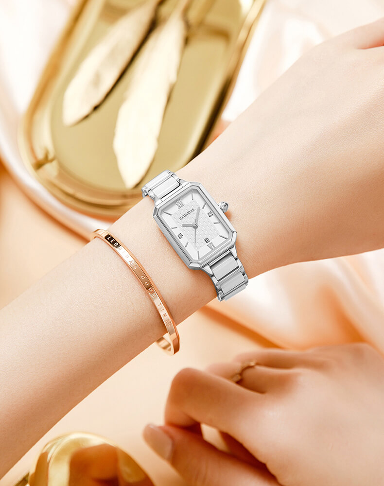 Mô tả Đồng hồ nữ chính hãng LEONIDAS LD80155-1 Kính sapphire ,chống xước ,Chống nước 50m ,Bh 24 tháng,Máy điện tử (Pin) - 2