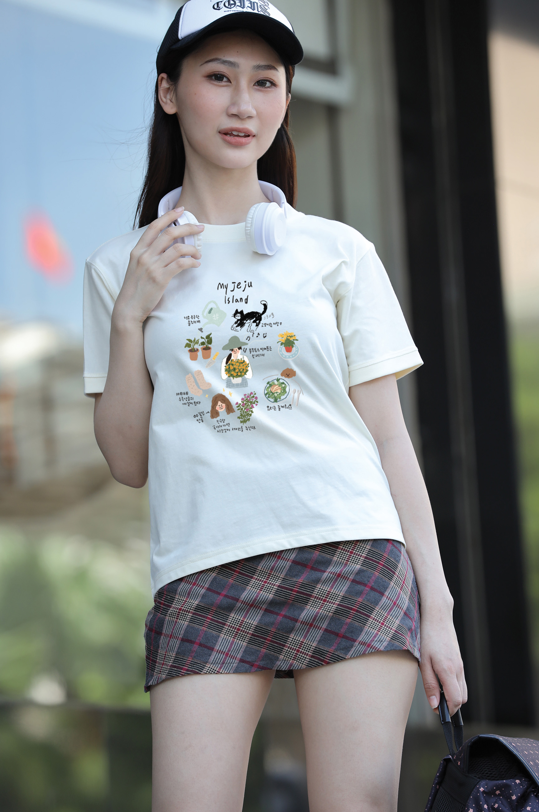 Mô tả Áo thun Baby Tee JEJU ISLAND unisex phông Nam Nữ | Local Brand Chính Hãng Midori M Studio - 6