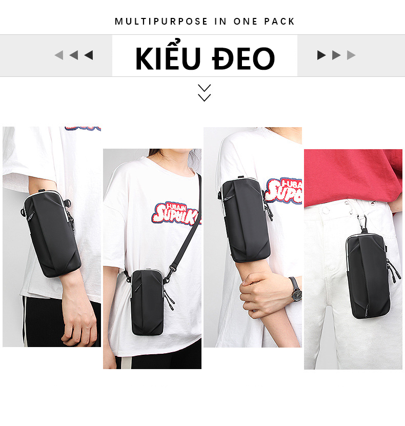 Mô tả Túi Chạy Bộ Bảo Hành 12 Tháng Đai Chạy Bộ Đa Năng Chống Thấm Sức Chứa Lớn Và Thoáng Khí Cleacco TCB Boro Sport - 6