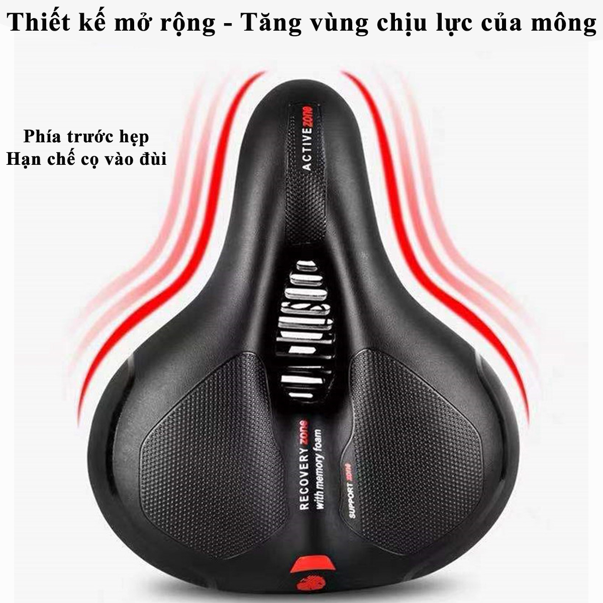 Mô tả Yên Xe Đạp Địa Hình Siêu Êm Bọc Da PU, Thông Khí, Đàn Hồi Chống Sốc Phù Hợp Với Mọi Loại Xe Địa Hình Chính Hãng Amalife - 4