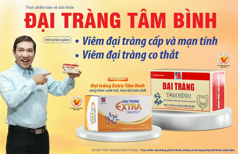 Mô tả Combo 3 Đại tràng Tâm Bình - Dành cho người viêm đại tràng, rối loạn tiêu hóa, đầy hơi, chướng bụng, khó tiêu, đi ngoài - 1