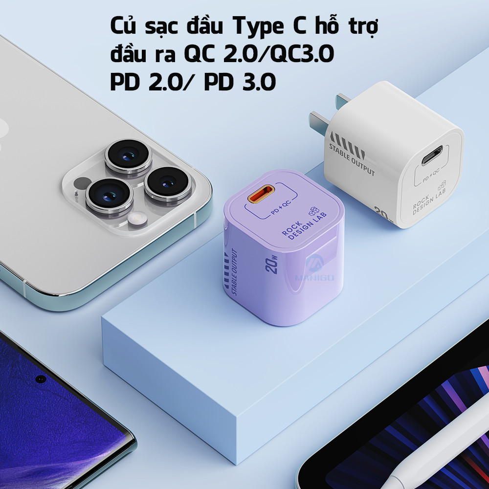 Củ sạc nhanh Rockspace T86