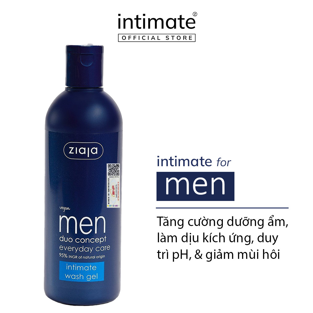 Mô tả Dung Dịch Vệ Sinh Intimate Cho Nam Men Duo Concept Everyday Care ZIAJA Giúp Dưỡng Ẩm, Giảm Mùi Hôi 300ml - 1