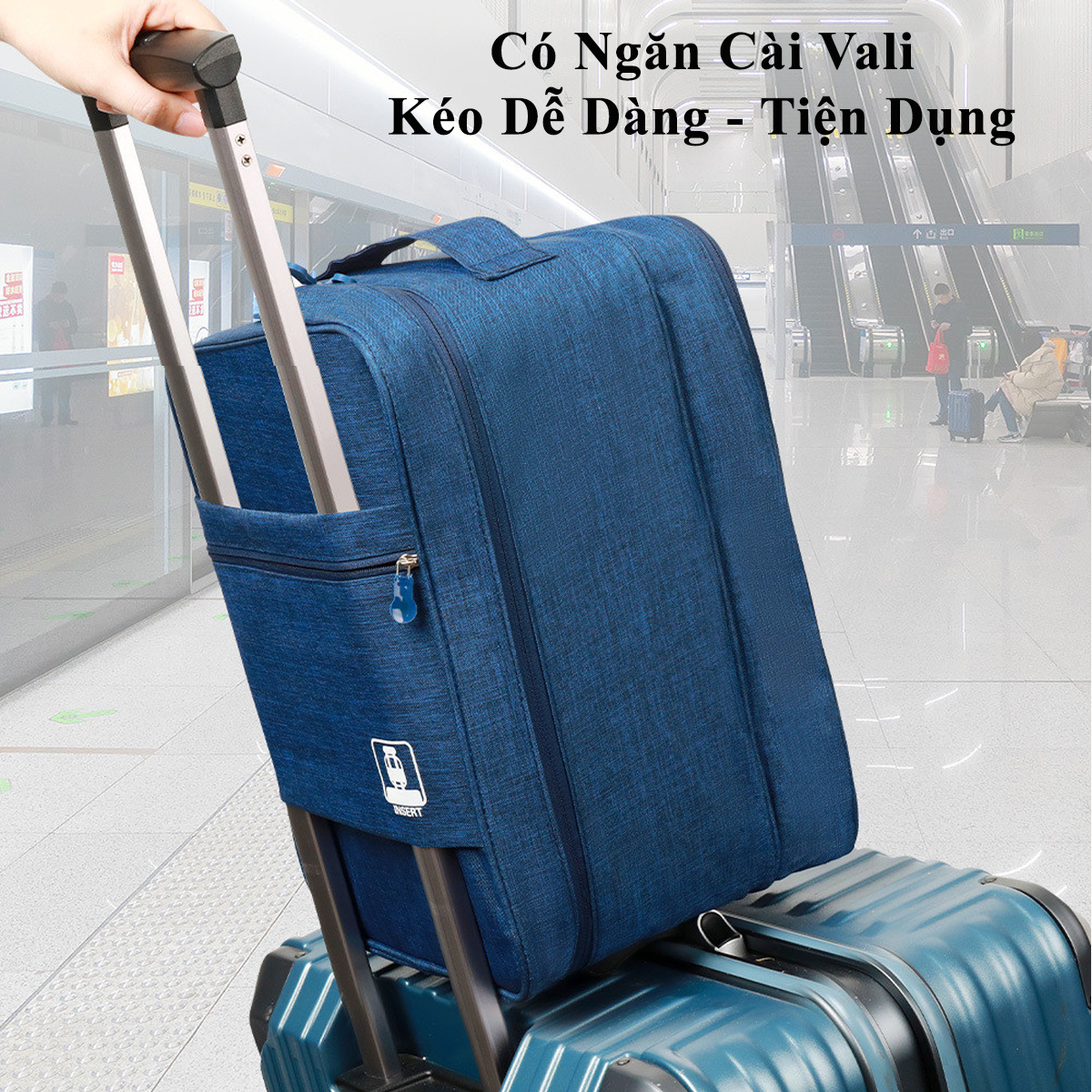 Mô tả Túi Đựng Giày Dép Du Lịch Chống Nước Đa Năng, Balo Đựng Giày Dép Thể Thao Tiện Dụng 3 Ngăn Cao Cấp Chính Hãng Amalife - 2