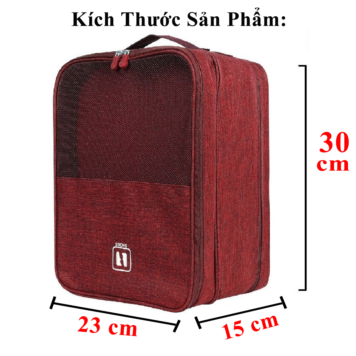 Mô tả Túi Đựng Giày Dép Du Lịch Chống Nước Đa Năng, Balo Đựng Giày Dép Thể Thao Tiện Dụng 3 Ngăn Cao Cấp Chính Hãng Amalife - 3