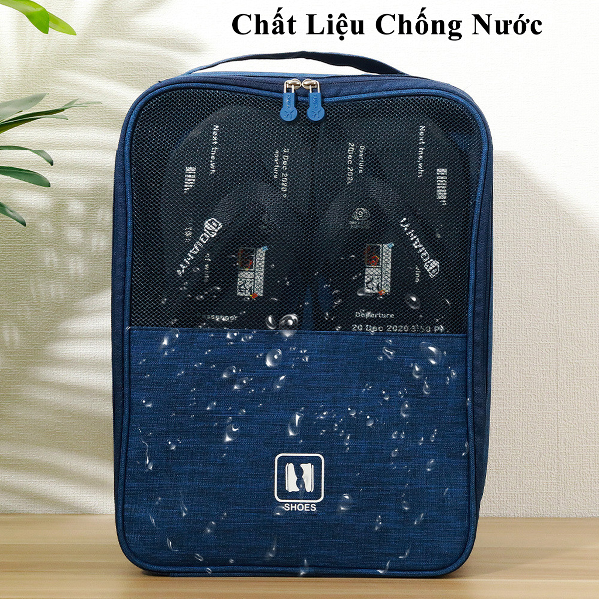 Mô tả Túi Đựng Giày Dép Du Lịch Chống Nước Đa Năng, Balo Đựng Giày Dép Thể Thao Tiện Dụng 3 Ngăn Cao Cấp Chính Hãng Amalife - 5