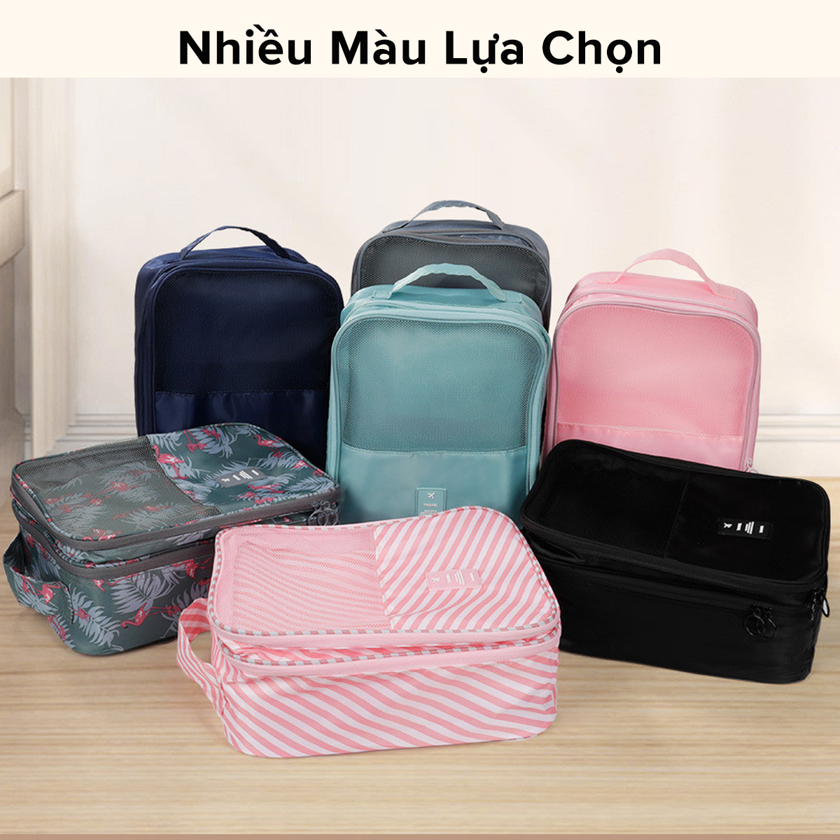 Mô tả Túi Đựng Giày Dép Du Lịch Chống Nước Đa Năng, Balo Đựng Giày Dép Thể Thao Tiện Dụng 3 Ngăn Cao Cấp Chính Hãng Amalife - 7