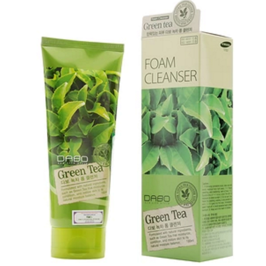 Mô tả Sữa rửa mặt tinh chất Trà xanh DABO Green Tea Foam Cleanser 180ml - 1
