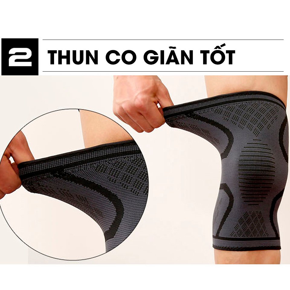 Mô tả Băng gối bóng đá, bóng chuyền vải dệt kim 3D thoáng khí Aolikes 7718 (1 chiếc) - 4