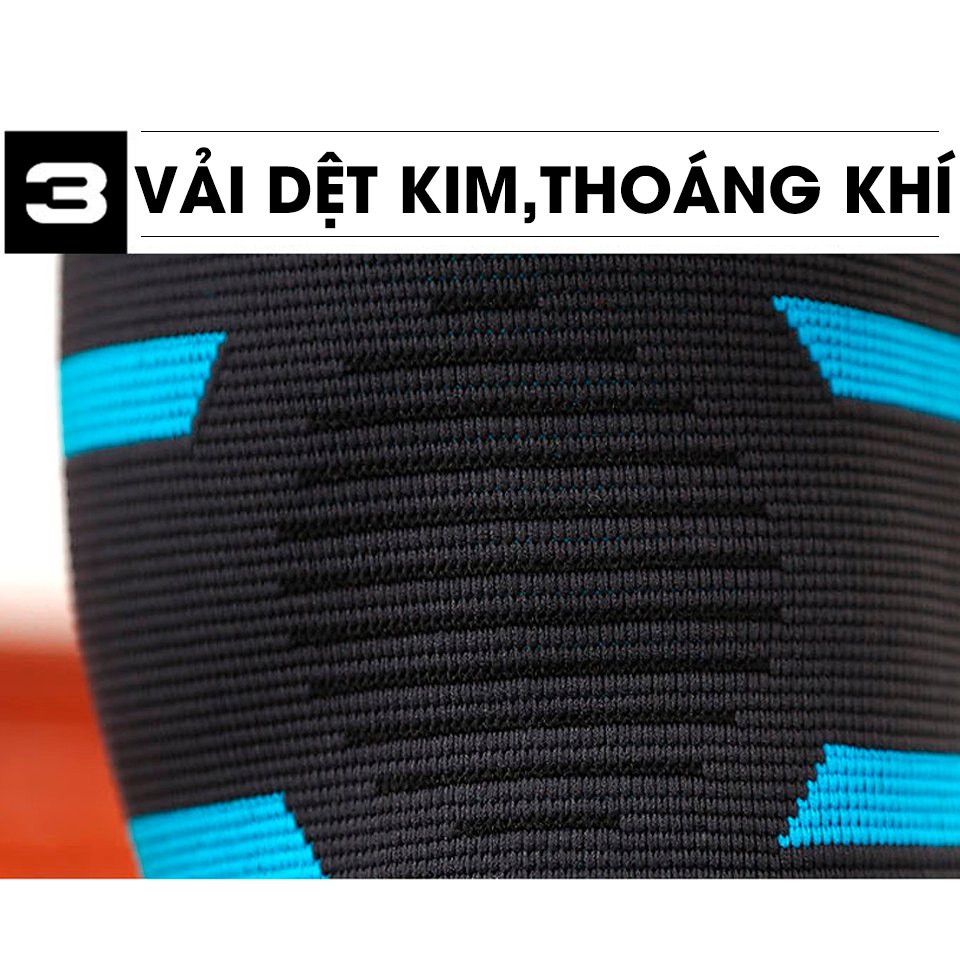 Mô tả Băng gối bóng đá, bóng chuyền vải dệt kim 3D thoáng khí Aolikes 7718 (1 chiếc) - 5