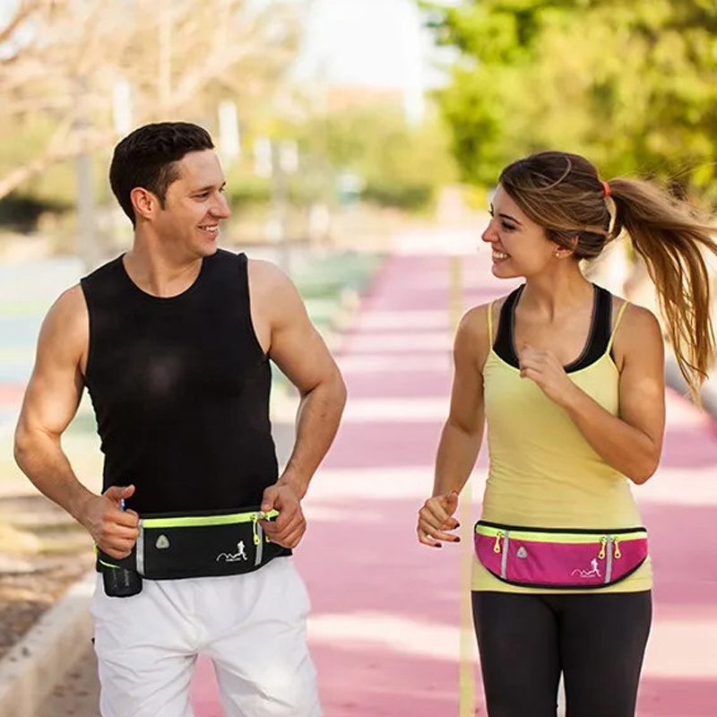Mô tả Túi Đeo Hông Bụng Chạy Bộ, Đai Đeo Điện Thoại Bao Tử Tập Gym, Tập Thể Thao Nhiều Ngăn Nam Nữ Chống Nước Hãng Amalife - 2