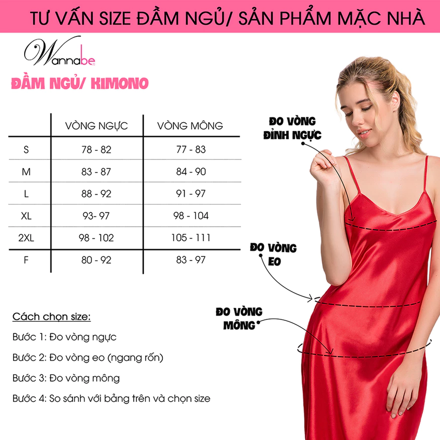 Váy ngủ sexy WANNABE DNS18