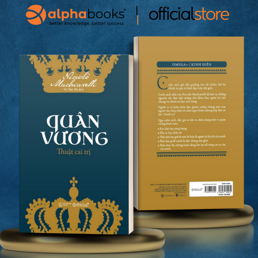 Mô tả Sách > Quân Vương Thuật Cai Trị - Tìm Ra Chân Dung Vị Quân Vương Hình Mẫu (Omega Plus) - 1
