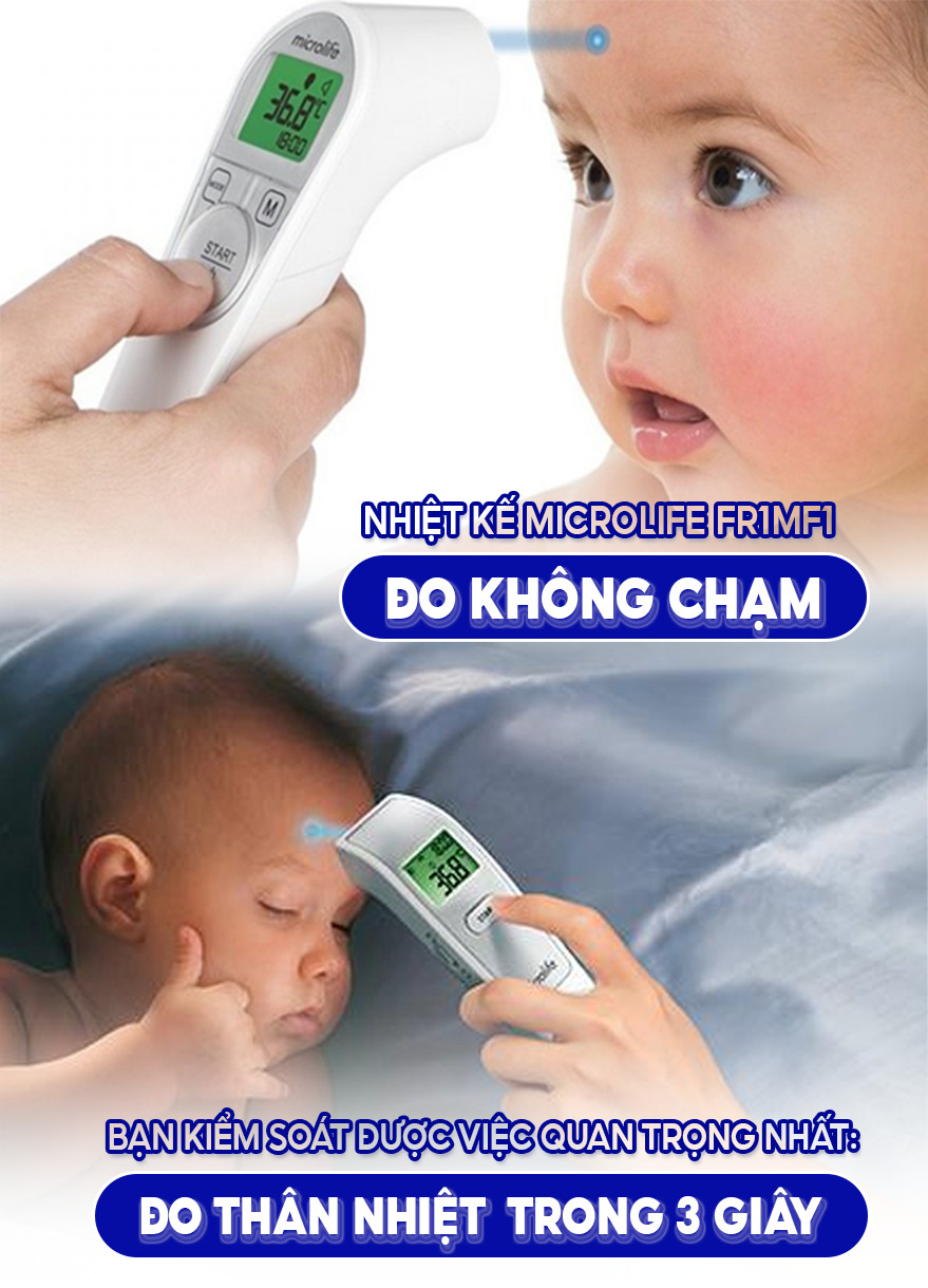 Mô tả Nhiệt kế hồng ngoại Microlife FR1MF1 (01 hộp) - 1
