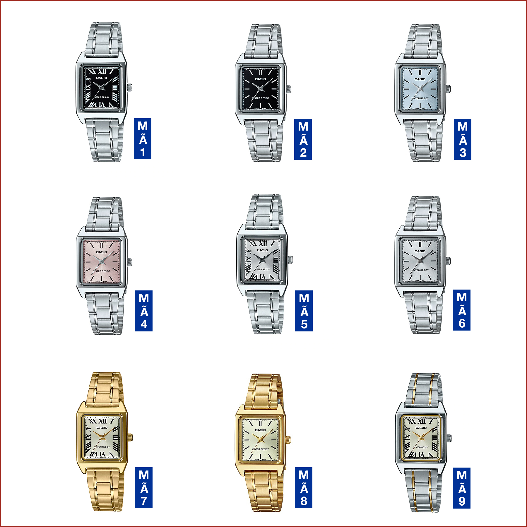 Mô tả Đồng hồ nữ dây kim loại Casio chính hãng LTP-V007 Series - 1