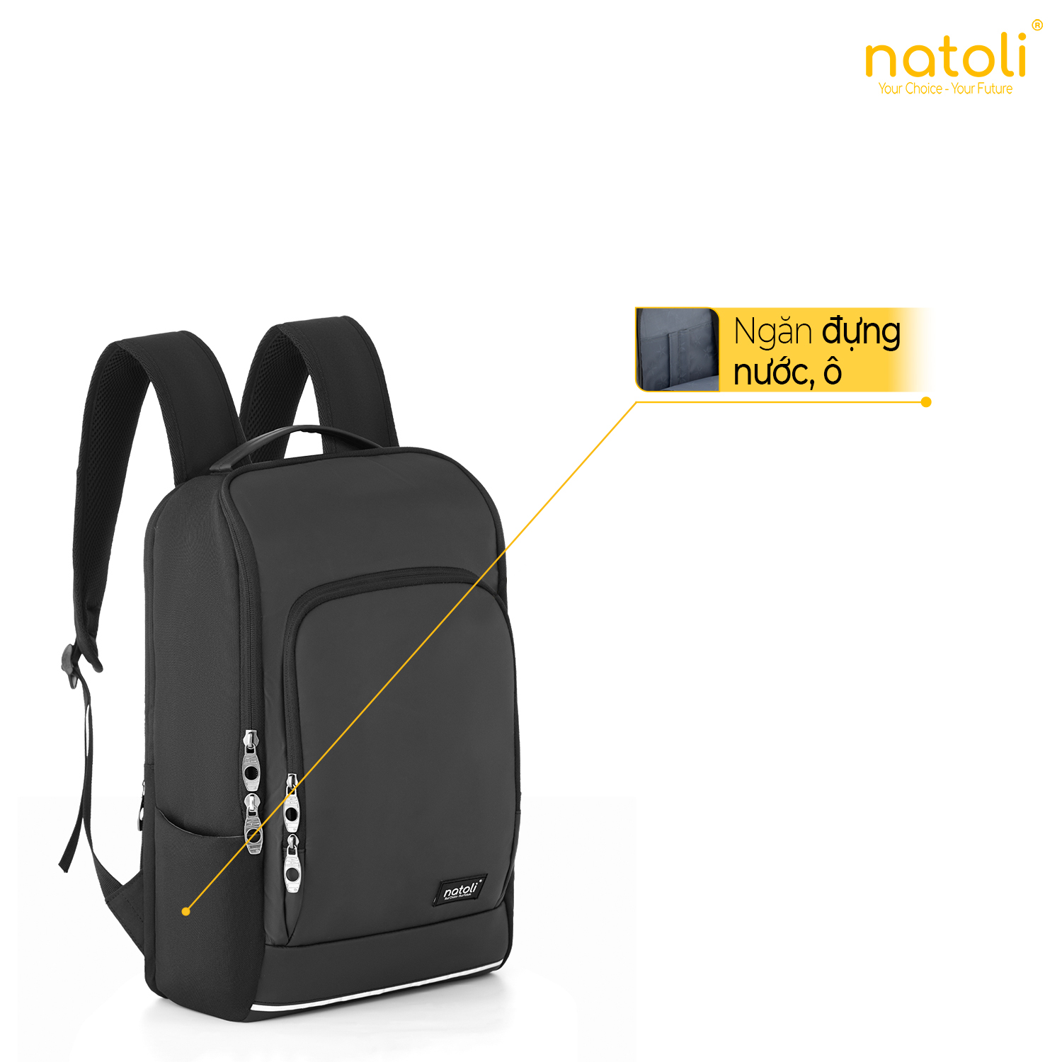 Ngăn chứa đa năng balo Natoli B12