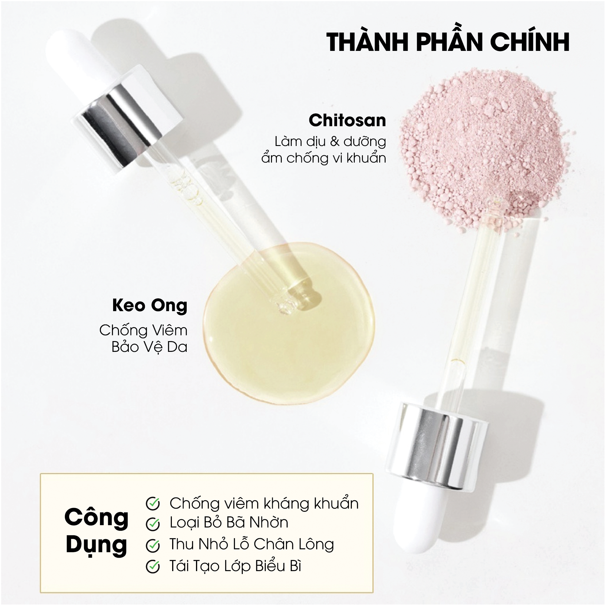 Mô tả Tinh Chất Dưỡng Da Mụn AMPLE:N Acne Shot Ampoule 30ml - 3