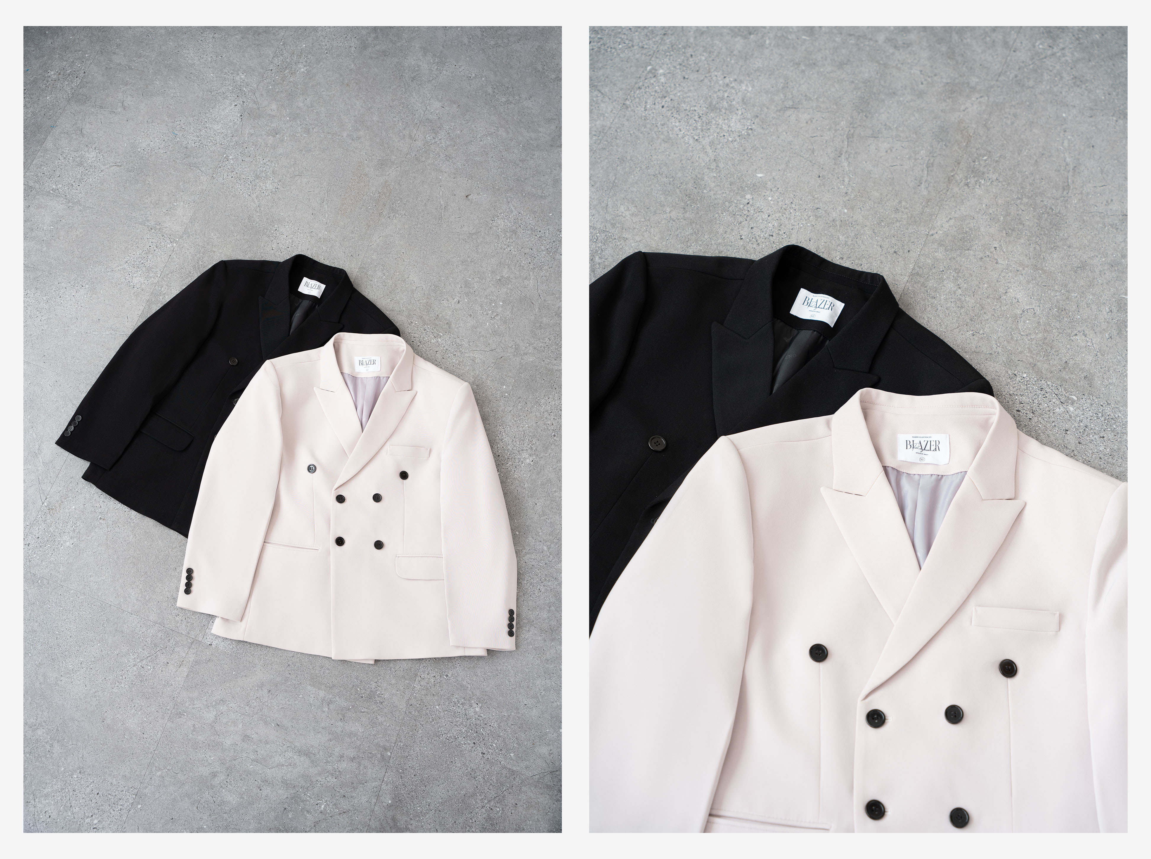 Mô tả Áo Blazer Nam 6 Nút có Đệm Vai Thương Hiệu JBAGY - 4 lớp chất lượng cao - JK0104 - 7