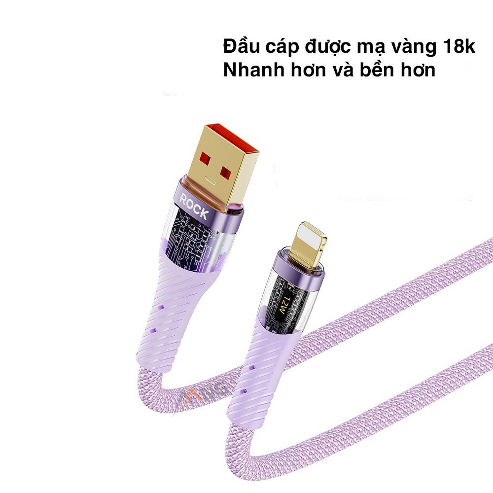Mô tả Dây sạc iphone PD 33W Chính hãng Rockspace Z21 chuẩn sạc nhanh không nóng máy bảo hành 1 năm 1 đổi 1 - 2
