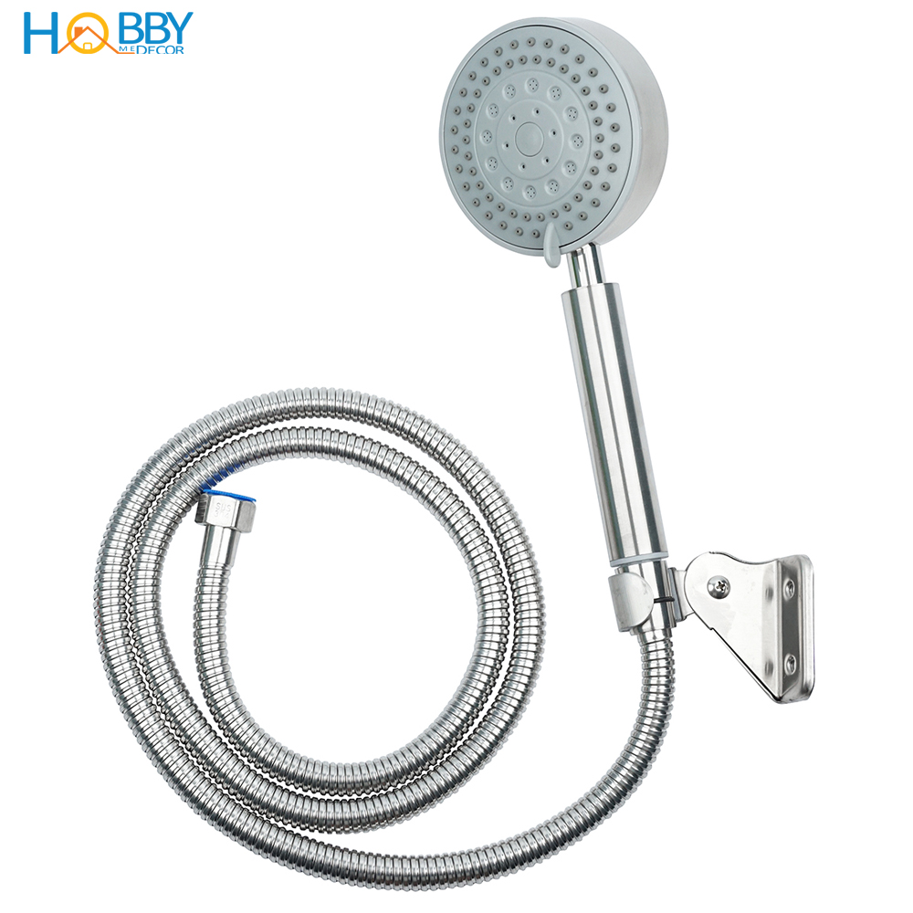 Mô tả Vòi hoa sen cầm tay 5 chế độ inox 304 có dây sen Hobby Home Decor BST1 - 1