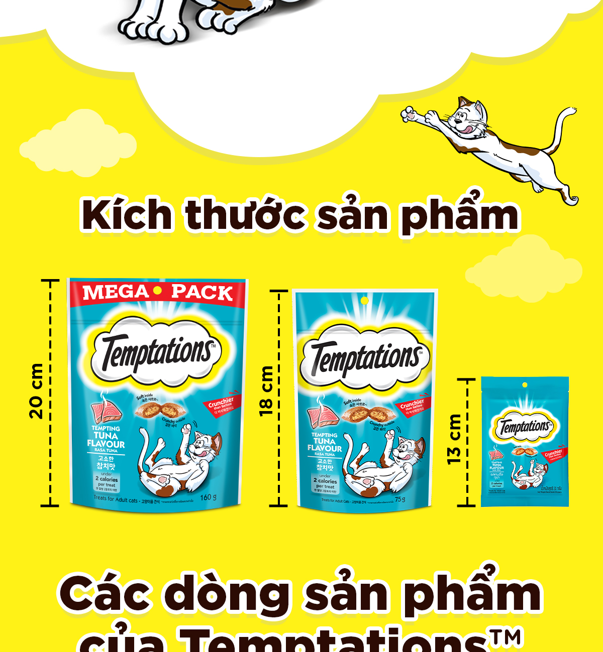 Mô tả Bánh thưởng cho mèo Temptations vị cá ngừ - 7