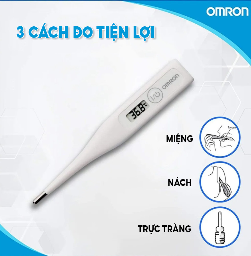 Mô tả Nhiệt kế điện tử OMRON MC246 - 01 chiếc - 1