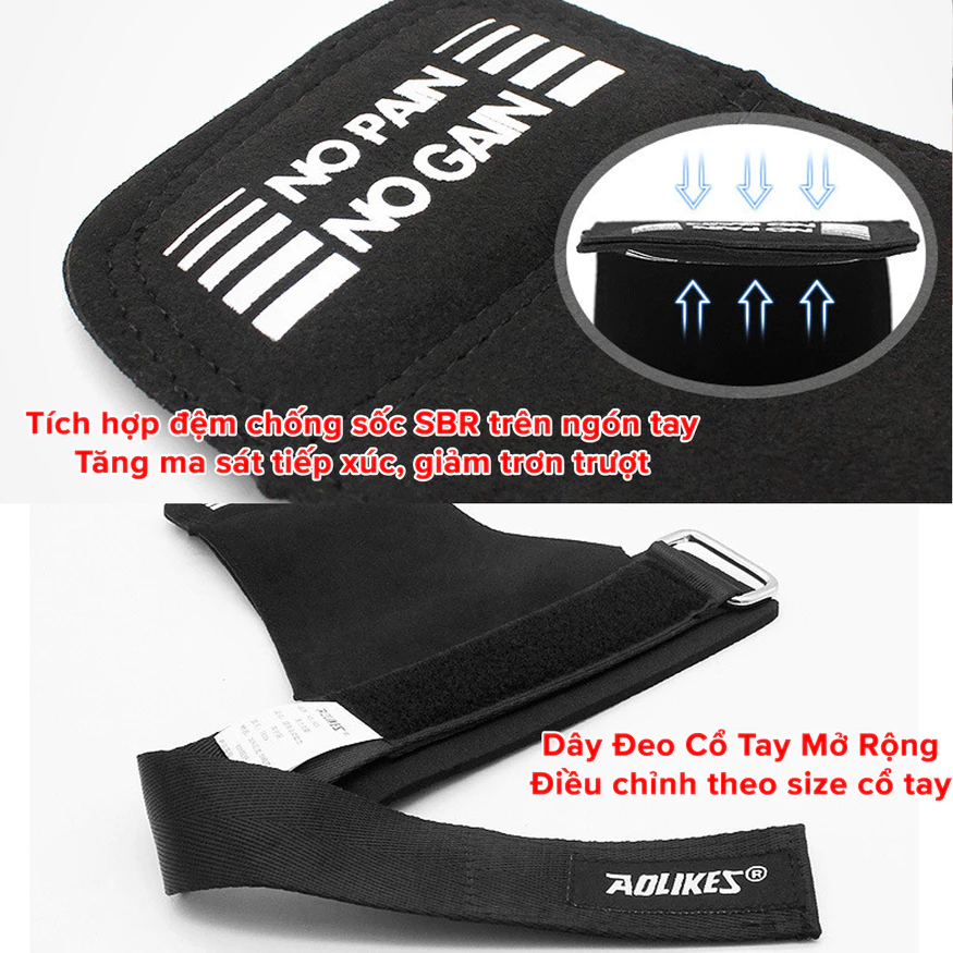 Các bài tập có thể dùng găng tay Aolikes AL7639