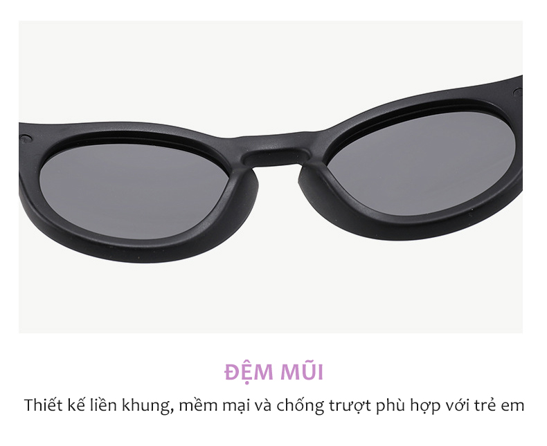Mô tả Kính Mát Cho Bé Tròng Phân Cực Chống UV400 Gọng Tròn Dẻo Silicone Cao Cấp Thời Trang Bé Trai Bé Gái Từ 0-3 Tuổi AK139 - 3