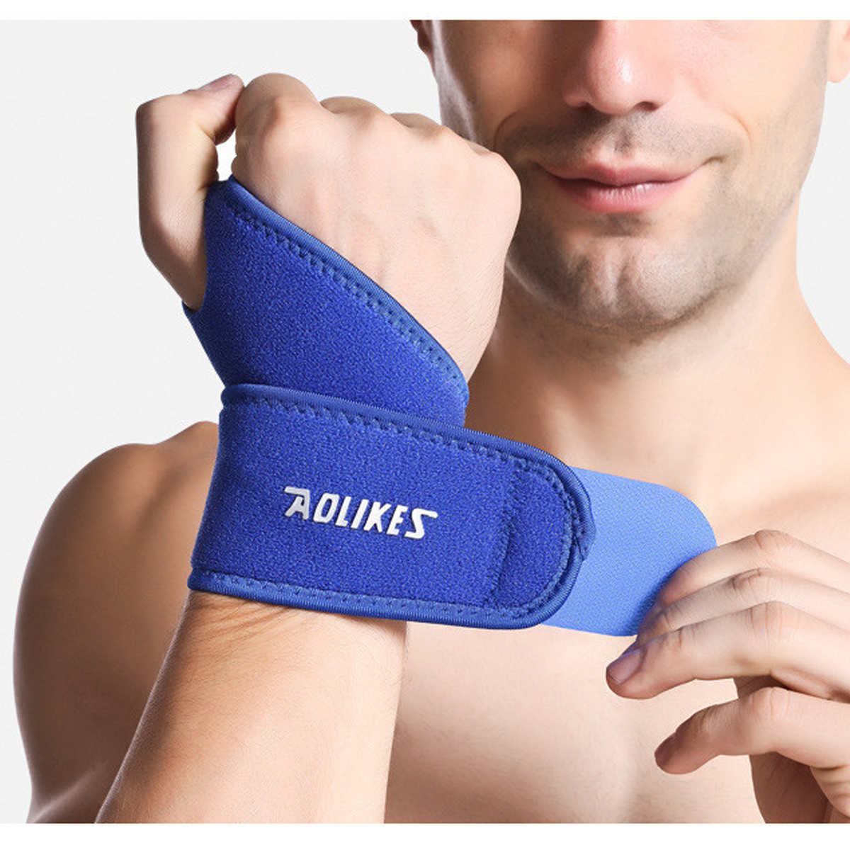 Mô tả Băng Quấn Bảo Vệ Cổ Tay Chính Hãng Aolikes AL7937 Hỗ trợ Nẹp Khớp Cổ Tay Tập Gym Tập Thể Thao Quần Vợt Chọn Màu Cao Cấp - 6