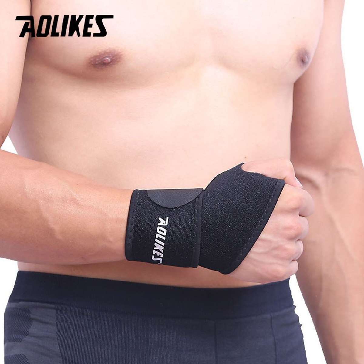 Mô tả Băng Quấn Bảo Vệ Cổ Tay Chính Hãng Aolikes AL7937 Hỗ trợ Nẹp Khớp Cổ Tay Tập Gym Tập Thể Thao Quần Vợt Chọn Màu Cao Cấp - 9