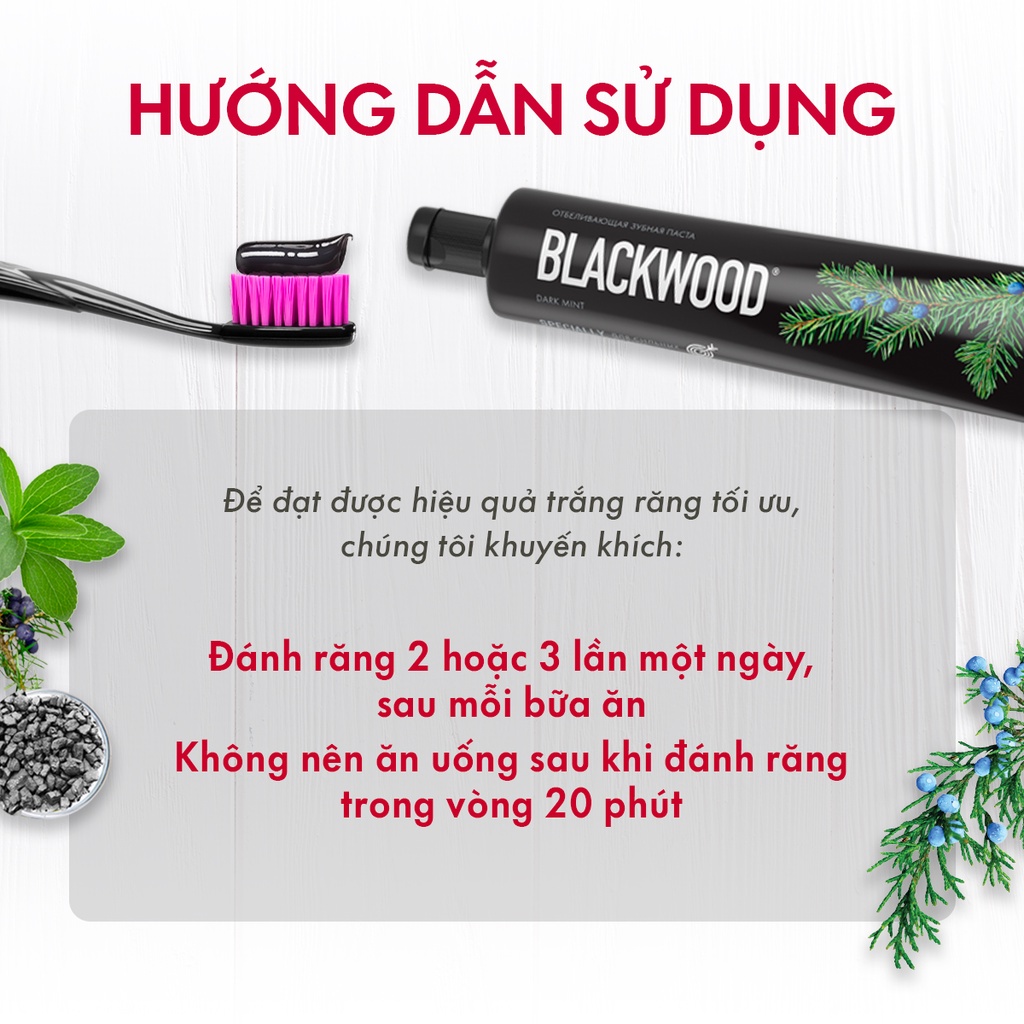 Mô tả Kem đánh răng than hoạt tính trăng răng SPLAT Blackwood không chứa flo, ngừa hôi miệng, loại bỏ mảng bám, khỏe nướu 75ml - 5
