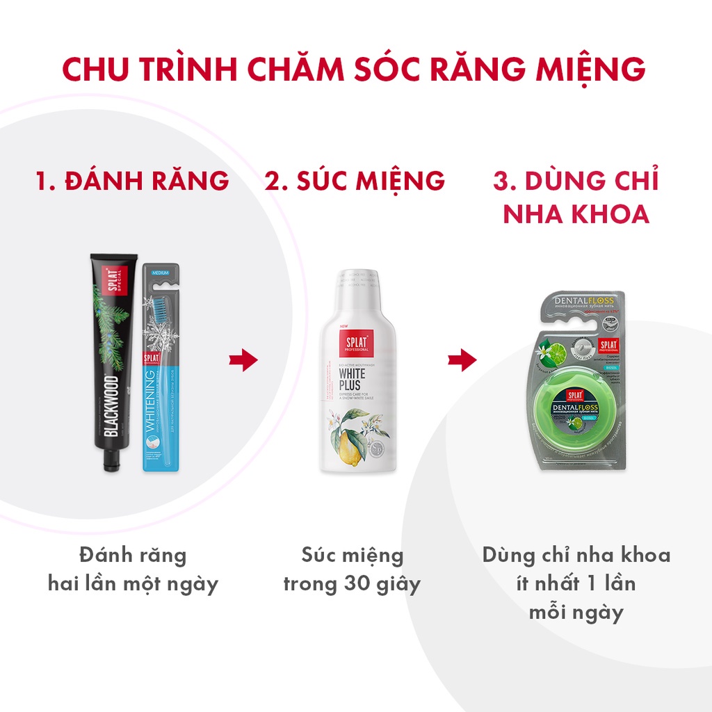 Mô tả Kem đánh răng than hoạt tính trăng răng SPLAT Blackwood không chứa flo, ngừa hôi miệng, loại bỏ mảng bám, khỏe nướu 75ml - 6