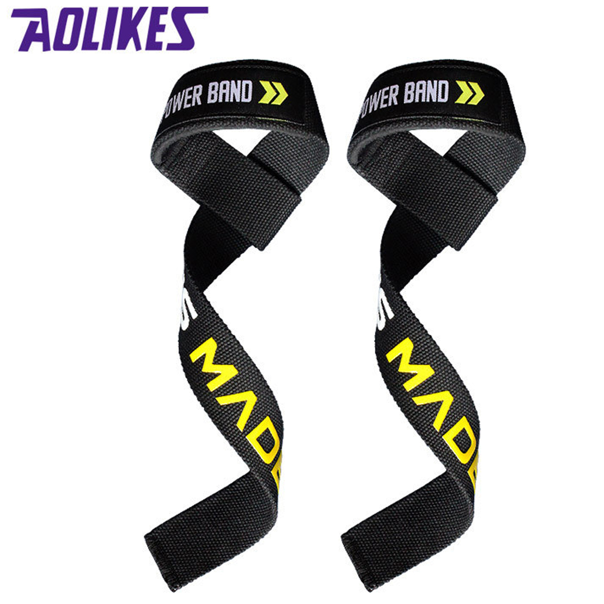 Mô tả Dây Kéo Lưng Lifting Straps Hỗ Trợ Các Bài Tập Kéo Khi Thể Hình, Tập Gym AOLIKES AL 7637 (1 Đôi) Chính Hãng Aolikes - 4