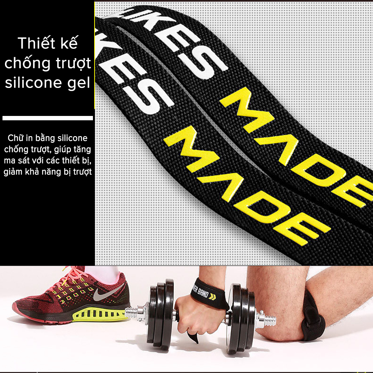Mô tả Dây Kéo Lưng Lifting Straps Hỗ Trợ Các Bài Tập Kéo Khi Thể Hình, Tập Gym AOLIKES AL 7637 (1 Đôi) Chính Hãng Aolikes - 9