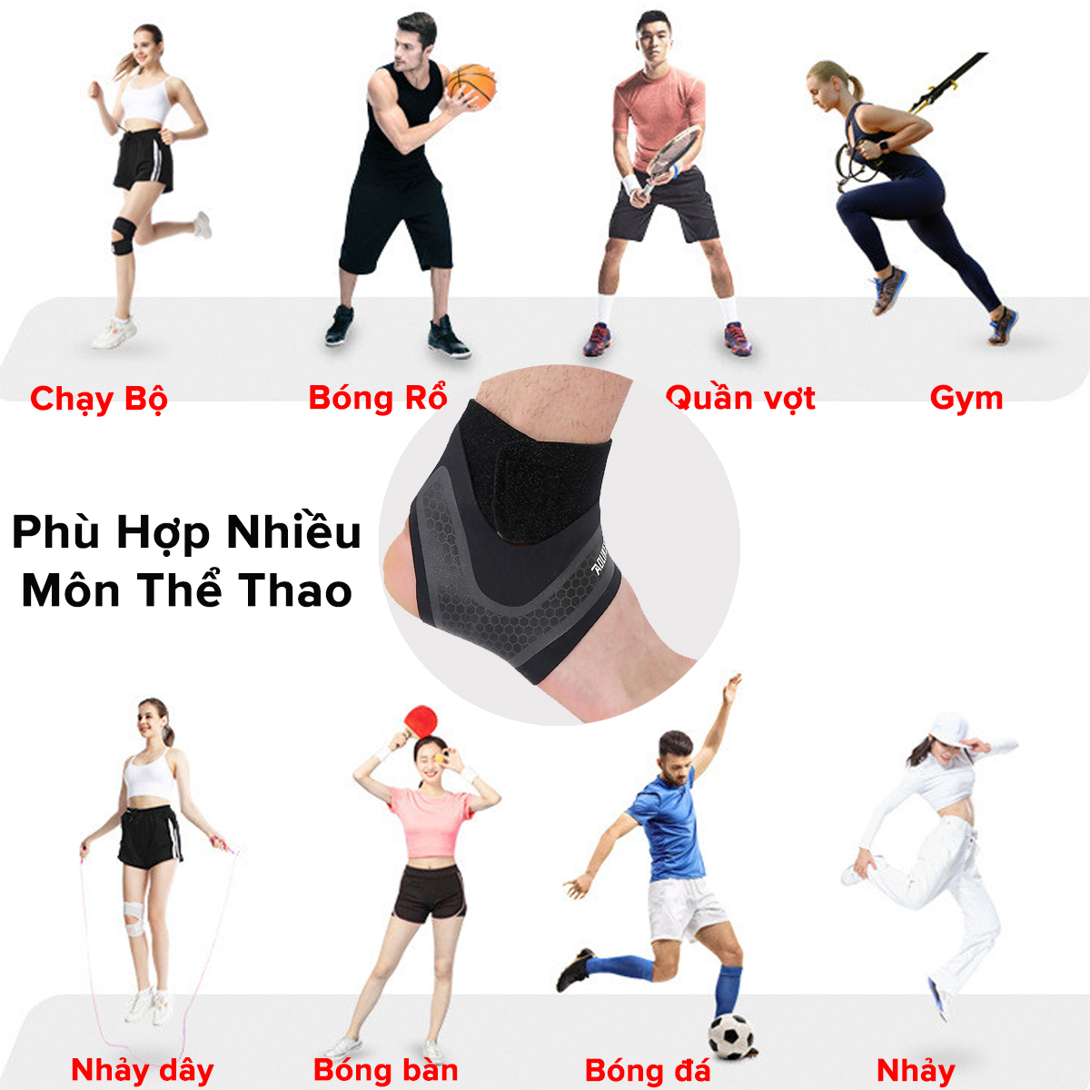 Mô tả Đai Băng Quấn Cổ Chân Aolikes AL7130 Giúp Bảo Vệ Mắt Cá Chân, Cổ Chân Khi Chơi Thể Thao, Tập Gym Đá Bóng Hãng Aolikes - 5