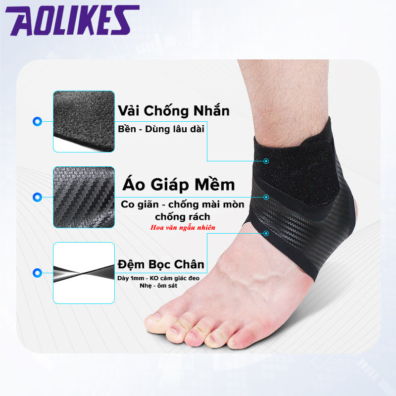 Mô tả Đai Băng Quấn Cổ Chân Aolikes AL7130 Giúp Bảo Vệ Mắt Cá Chân, Cổ Chân Khi Chơi Thể Thao, Tập Gym Đá Bóng Hãng Aolikes - 8