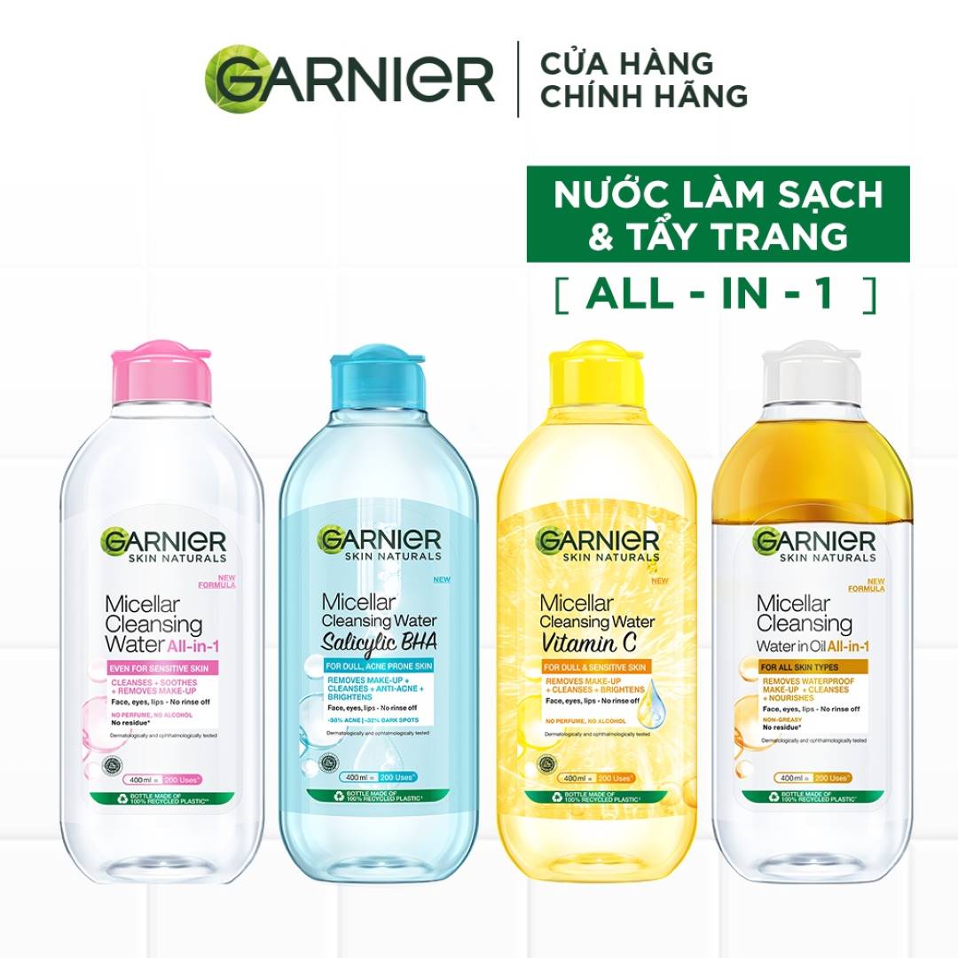 Nước Tẩy Trang Garnier Micellar Cleansing Water