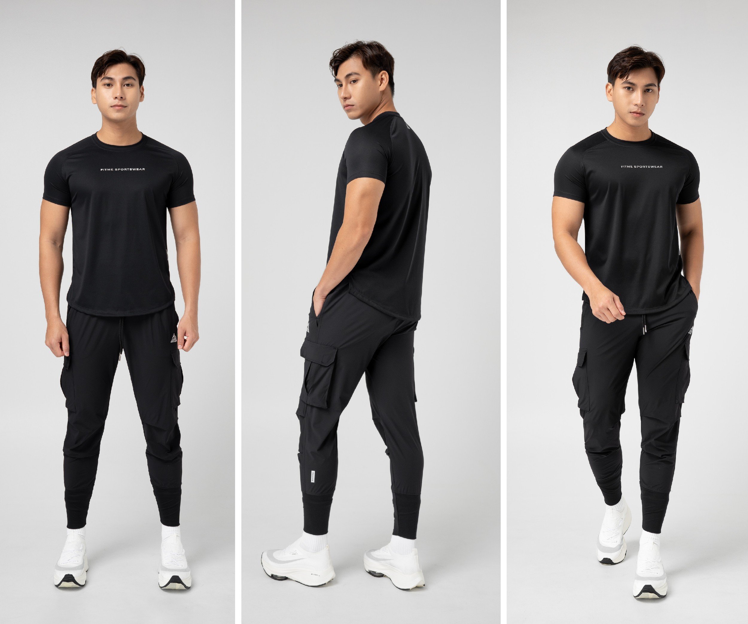 Mô tả Quần jogger thể thao nam Fitme phối túi hộp hỗ trợ tập gym chạy bộ cao cấp JGNAM01 - 7