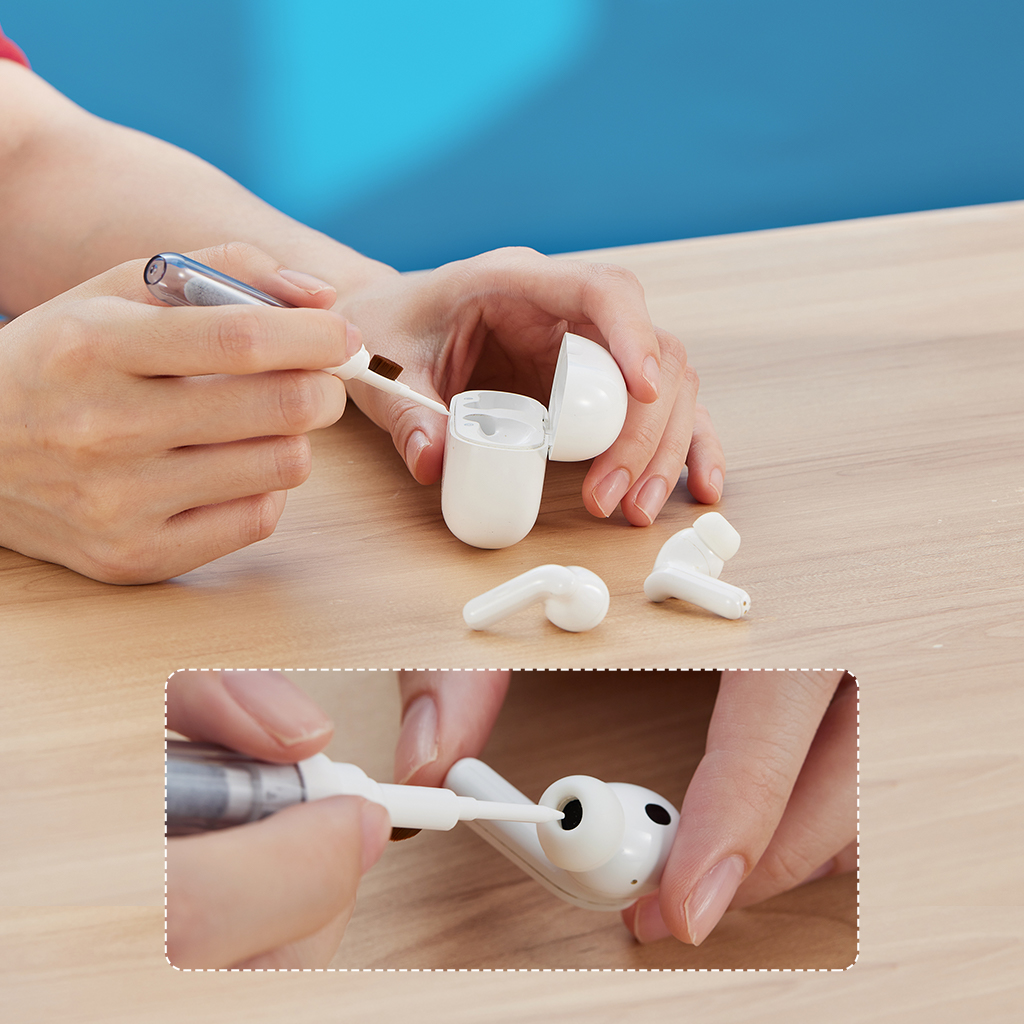 Mô tả Bút Vệ Sinh Đa Năng Wook RMC10 3 Trong 1 Vệ Sinh Tai Nghe, Điện Thoại, Máy Tính Bảng - Hàng Chính Hãng - 6