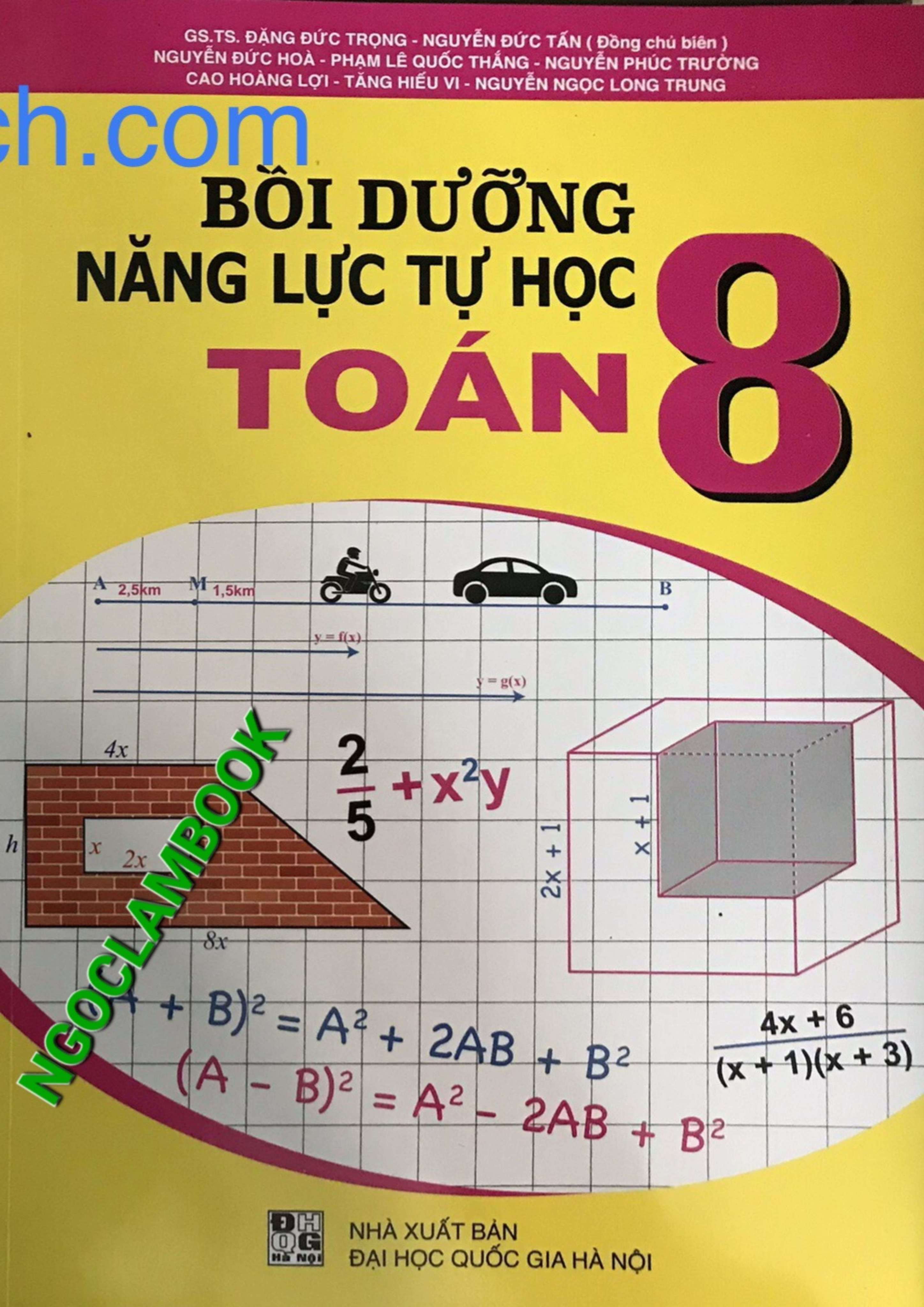 Mô tả Sách - Bồi dưỡng năng lực tự học Toán 8 - 1