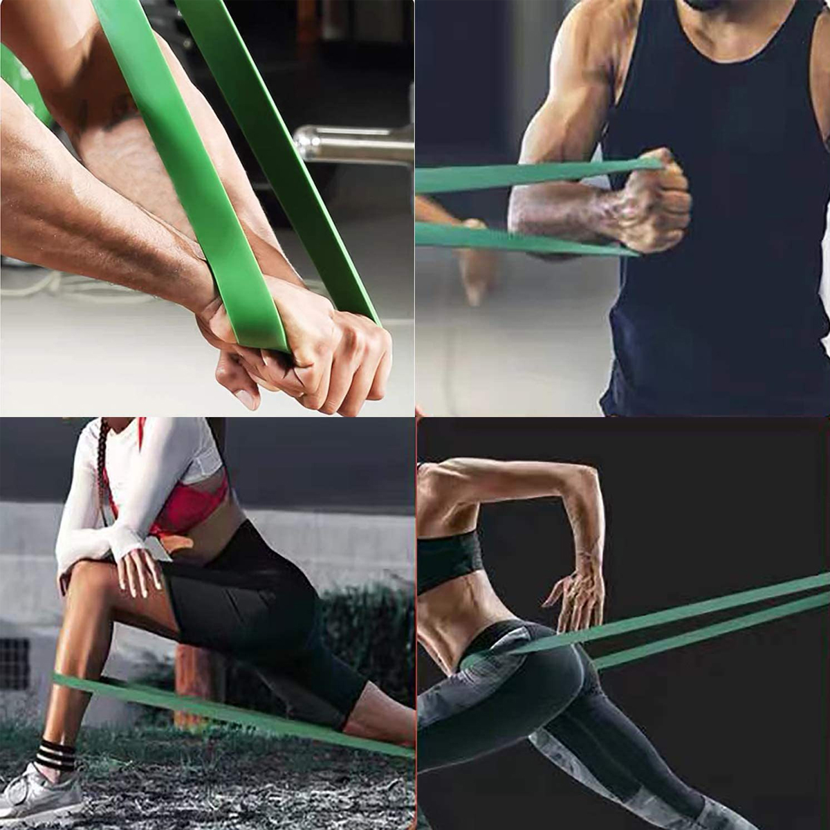 Mô tả Dây Cao Su Kháng Lực Hỗ Trợ Tập Gym Lên Xà, Dây Kháng Lực Tập Toàn Thân Powerband Đa Năng Thể Thao Chính Hãng Amalife - 5