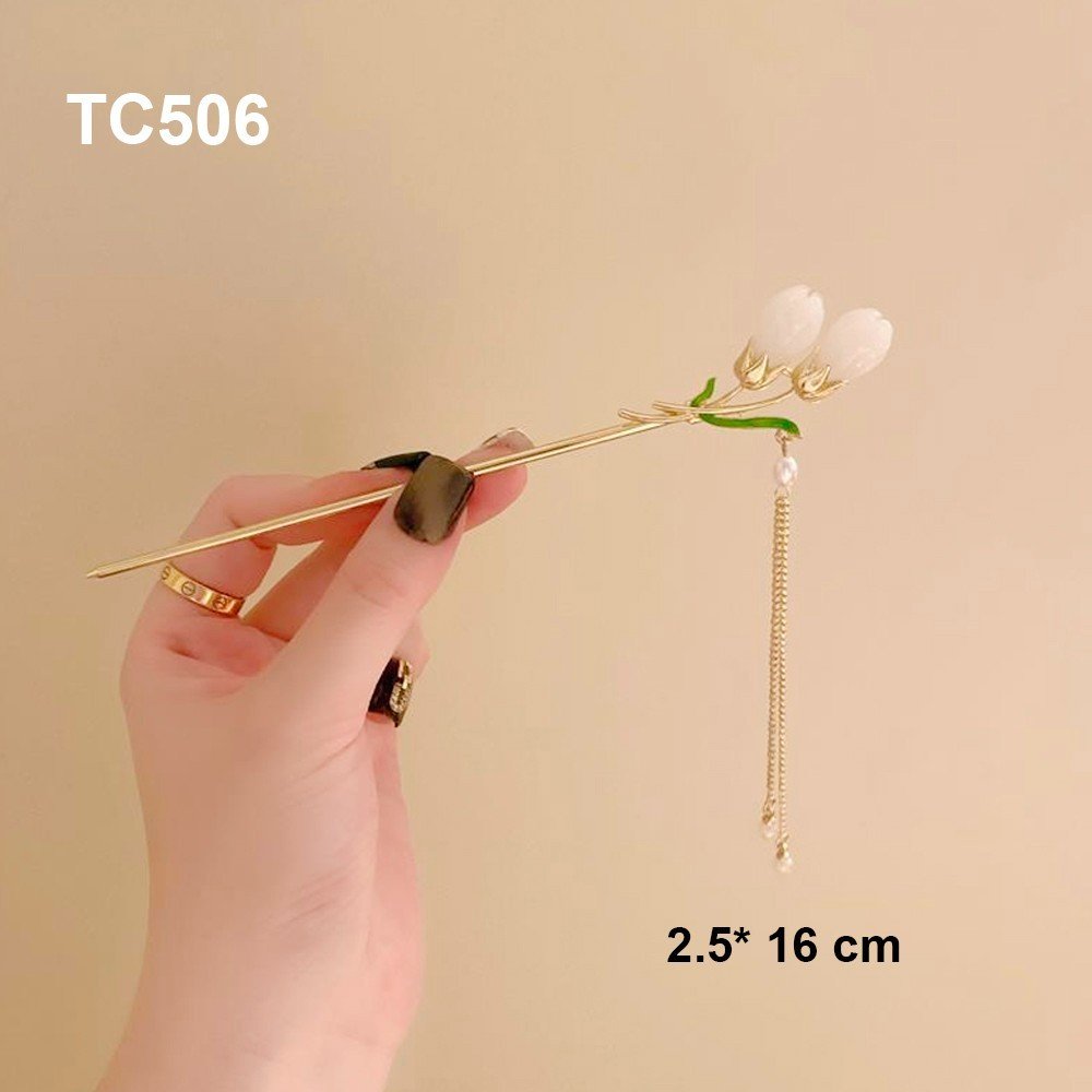 Mô tả GOTI - Trâm Cài Tóc Phong Cách Cổ Điển, Cổ Trang, Hiện Đại Phụ Kiện Trang Trí Dành Cho Nữ TC509 - 4